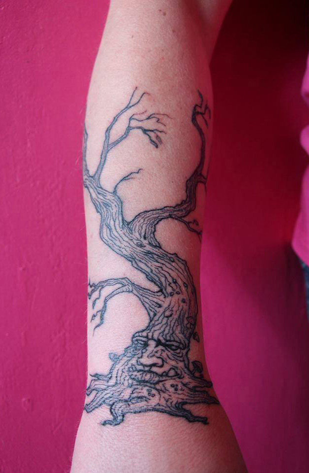 Freehand Tattoo – Old Tree