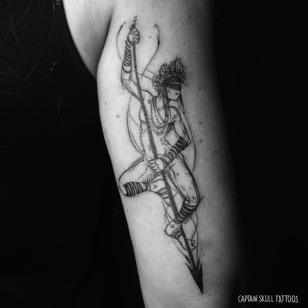 Warrior Girl Tattoo
